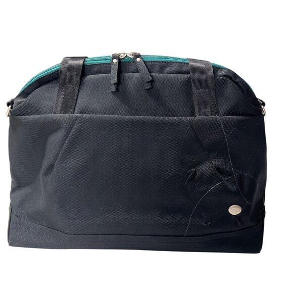 Haiku Black & Teal Tote With Computer Pocket - Picture 10 of 10